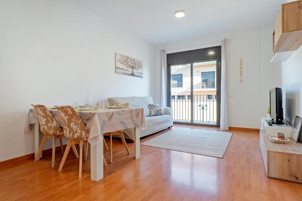 Μια τηλεόραση ή/και κέντρο ψυχαγωγίας στο Apartamentos de Ángel