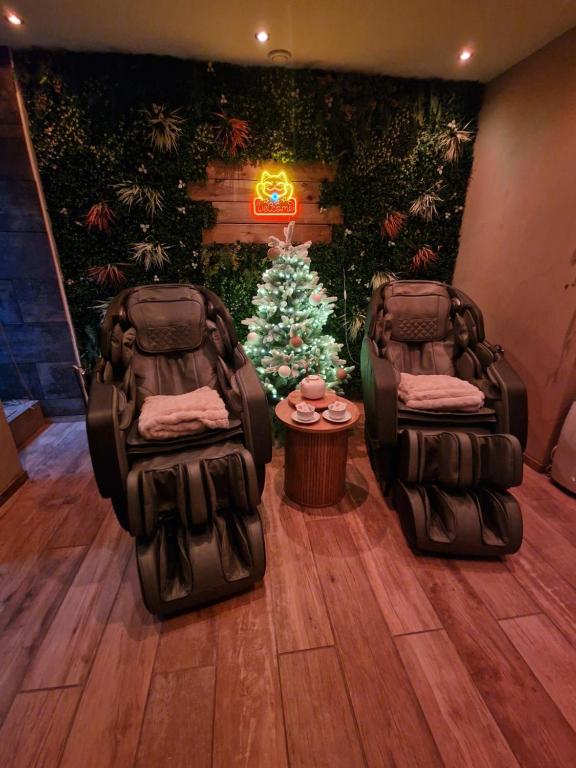 Posezení v ubytování Ô Bonsaï Spa