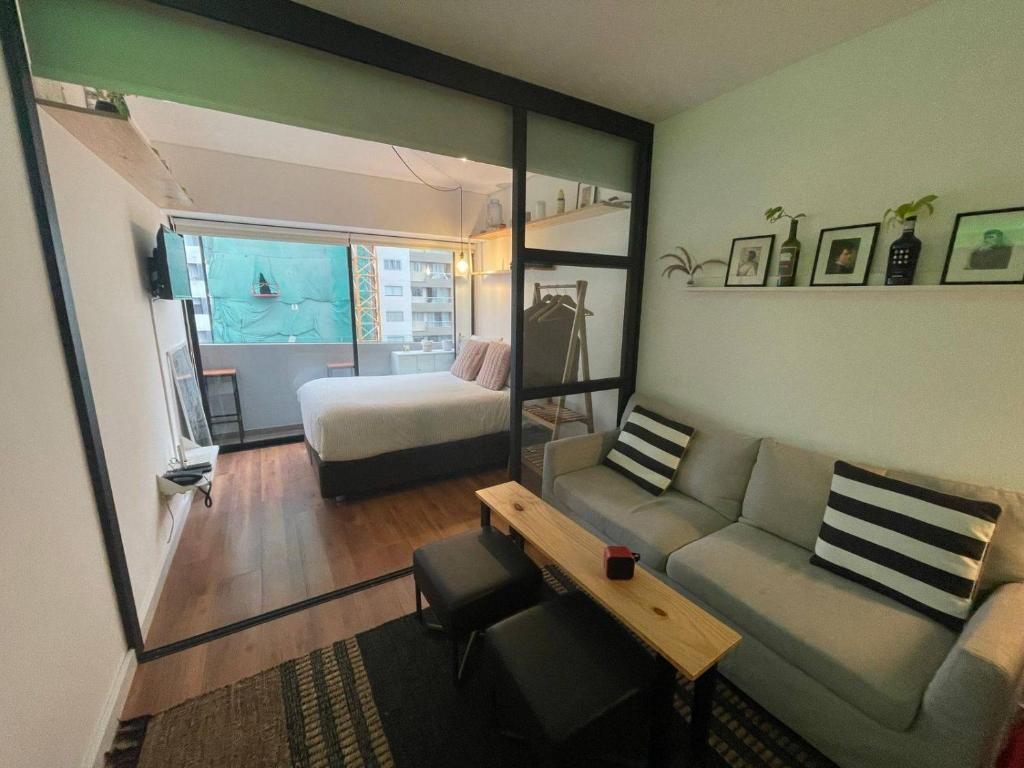 Χώρος καθιστικού στο casahotel lof Arequipa