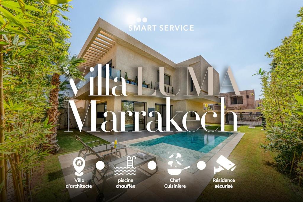 a magazine advertisement for a villa warranted at Villa LUMA - Akenza Residence in El Rhechat