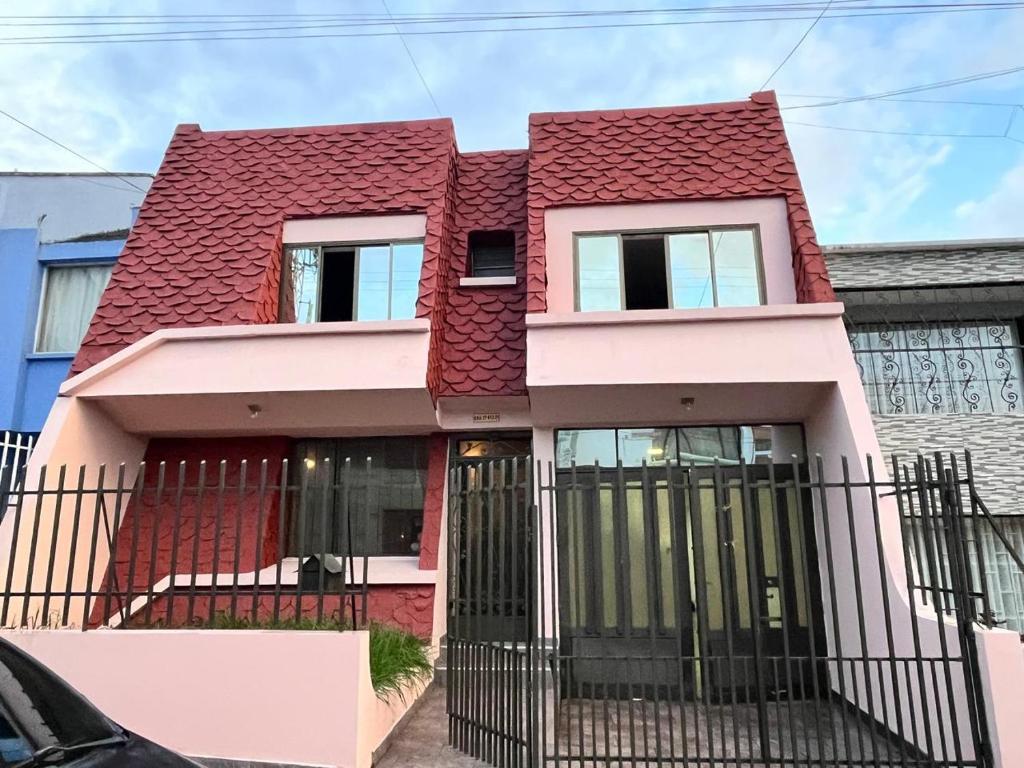 Budova, kde se bed and breakfast nachází