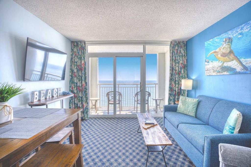 Posezení v ubytování Camelot by the Sea Oceanfront Resort 1504 with Balcony