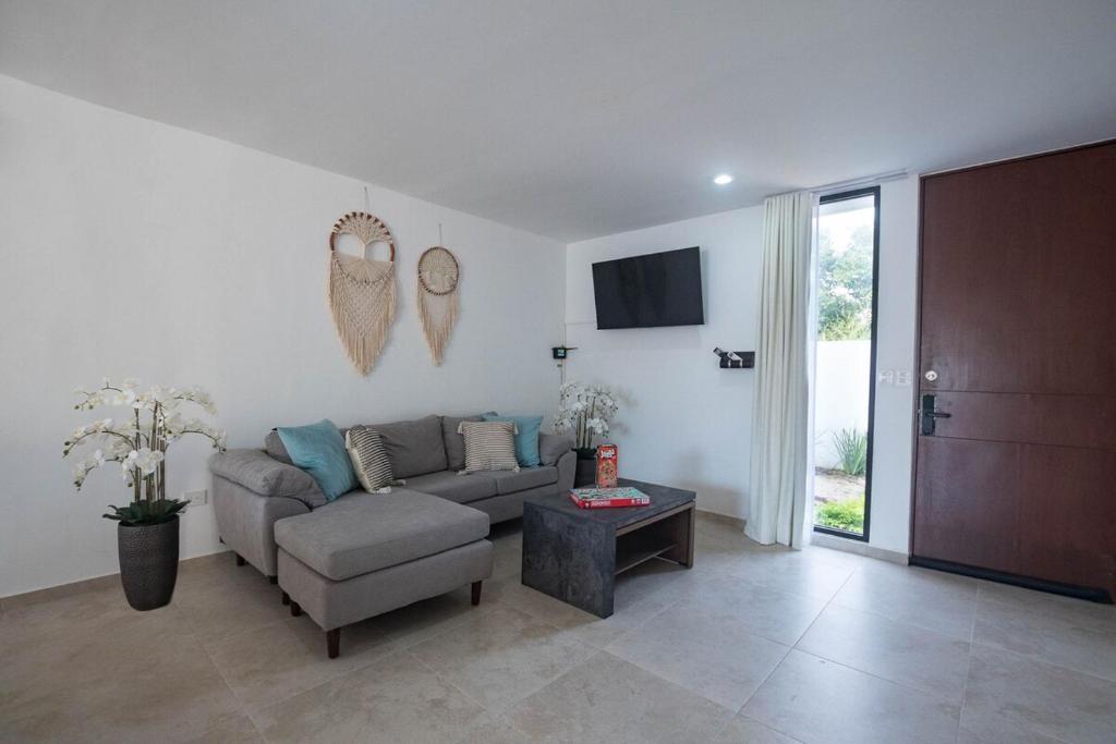 Khu vực ghế ngồi tại Casa Cholul