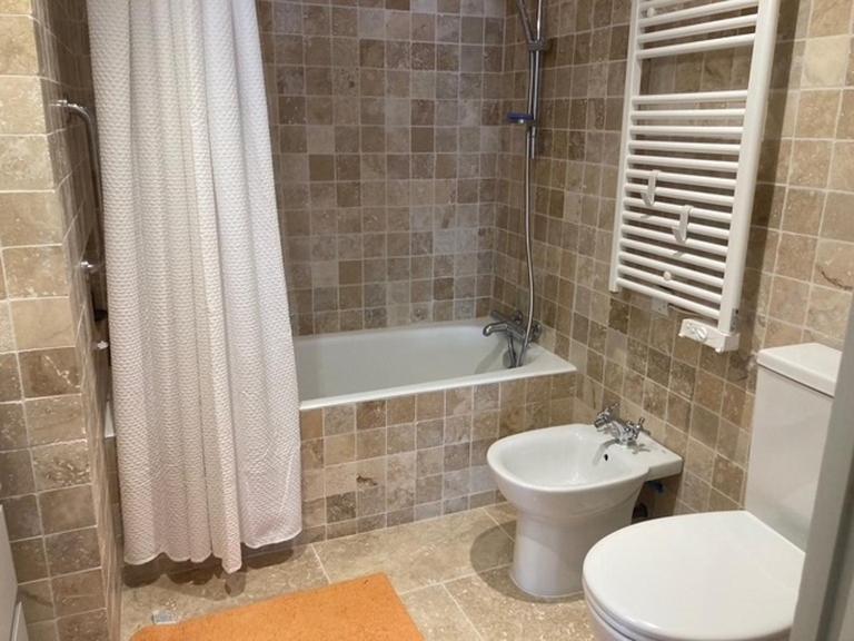 Koupelna v ubytování Mas du Panorama Panorama House