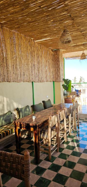 O zonă de relaxare la Freedom Yan Hostel