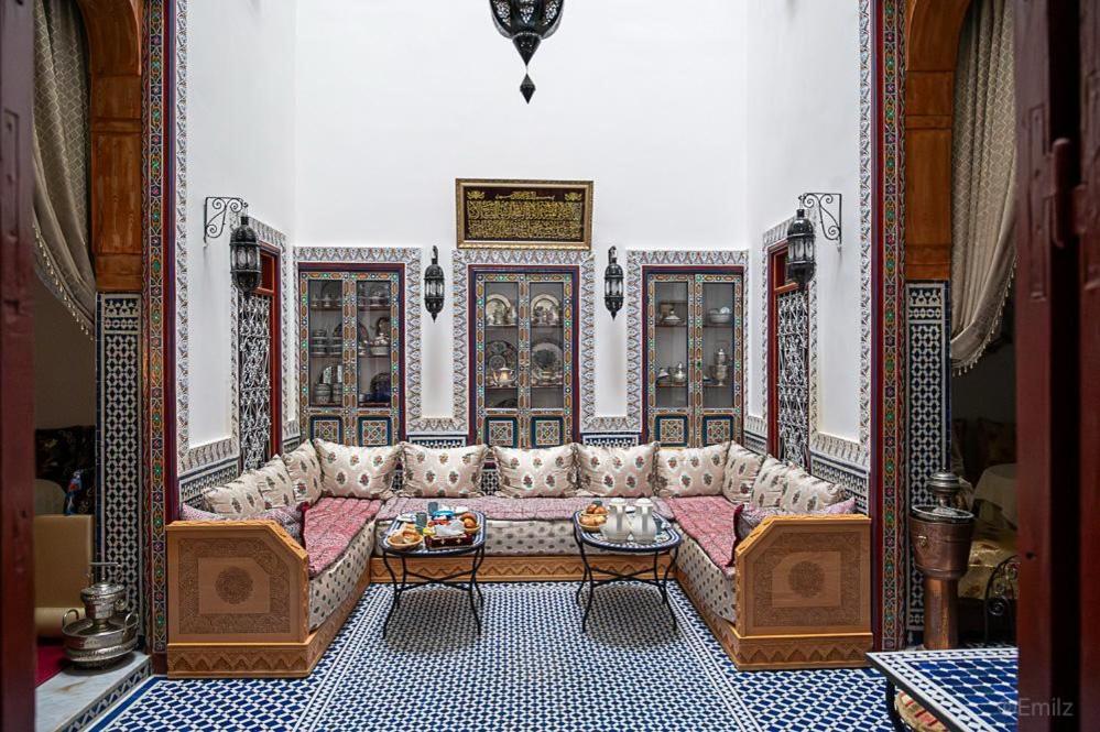 Un lugar para sentarse en Riad Dar Mama Laila