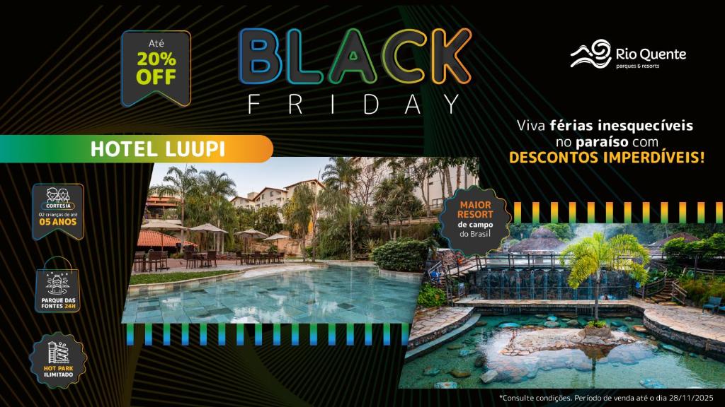 Bazén v ubytování Rio Quente Resorts - Hotel Luupi nebo v jeho okolí