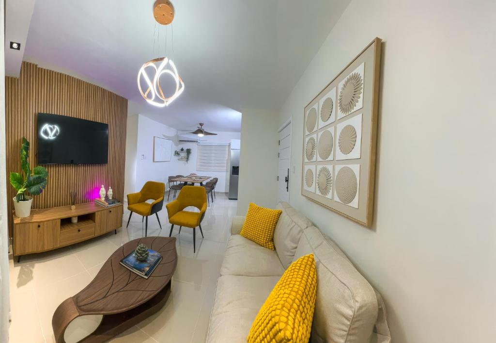 Μια τηλεόραση ή/και κέντρο ψυχαγωγίας στο San Isidro Urban suite