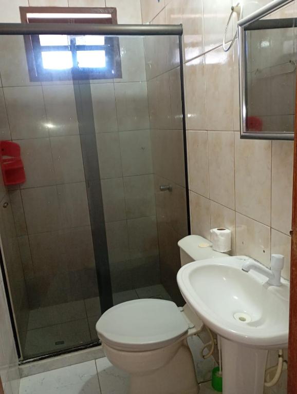 Ένα μπάνιο στο Casa do Luan