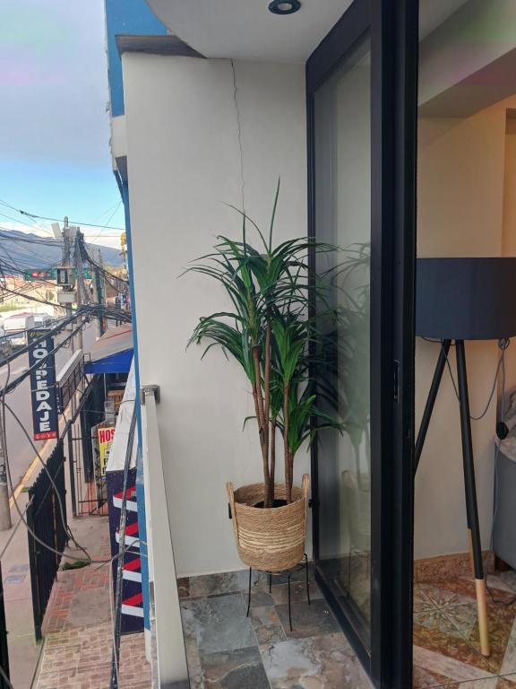 Un balcon sau o terasă la Qosqo Air Loft