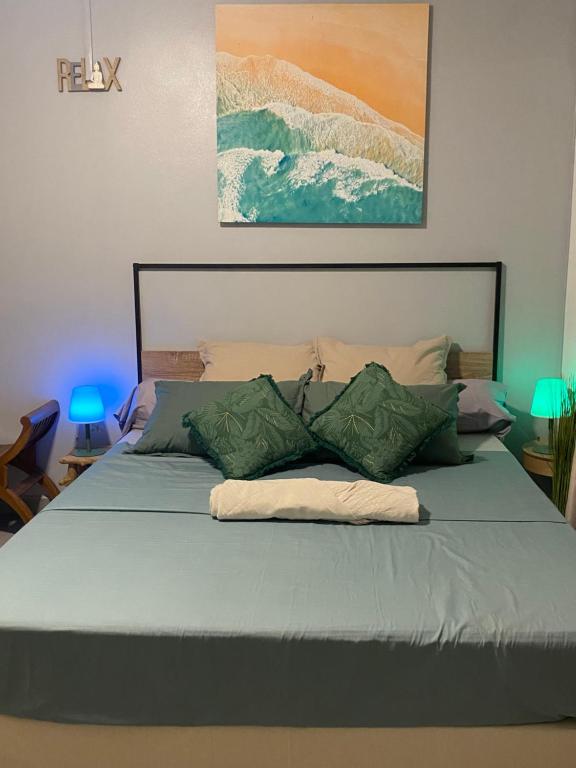 Giường trong phòng chung tại L'Isménia, L'écrin Zen