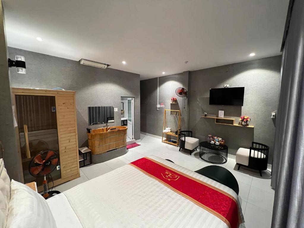 Μια τηλεόραση ή/και κέντρο ψυχαγωγίας στο Trốn House