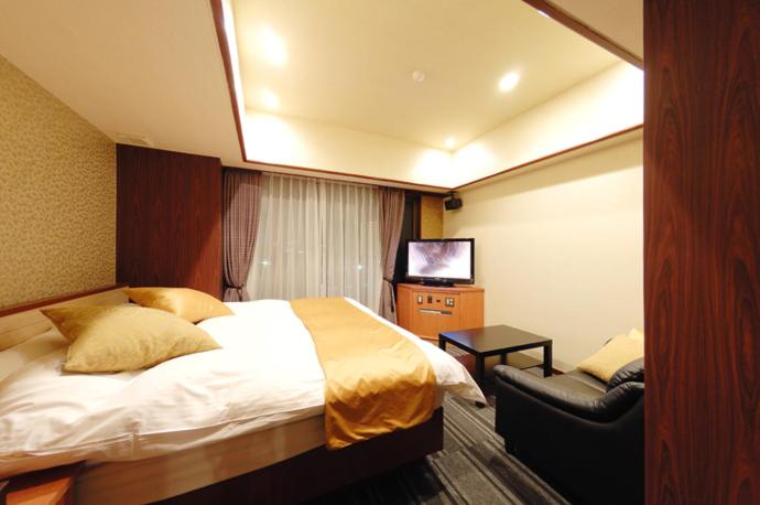Postel nebo postele na pokoji v ubytování Hotel Water Gate Nagoya - Love Hotel for couple -