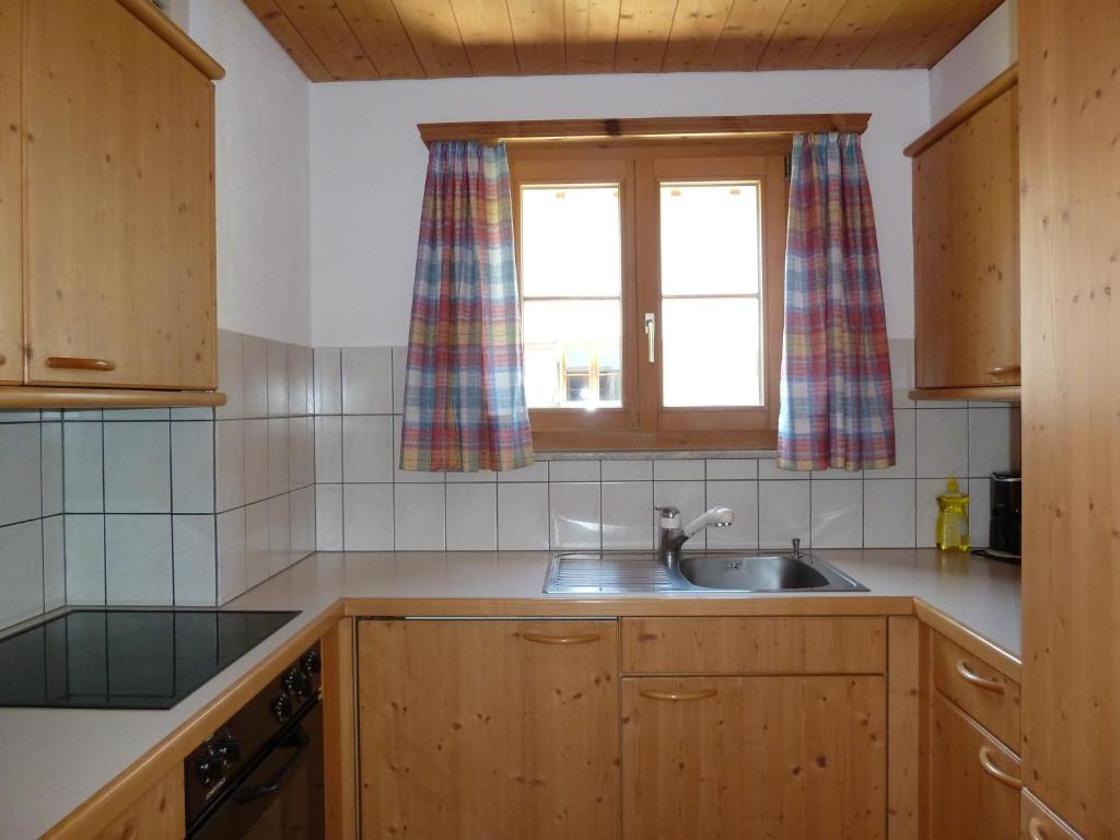 Kuchyň nebo kuchyňský kout v ubytování Ferienwohnung Stoffel