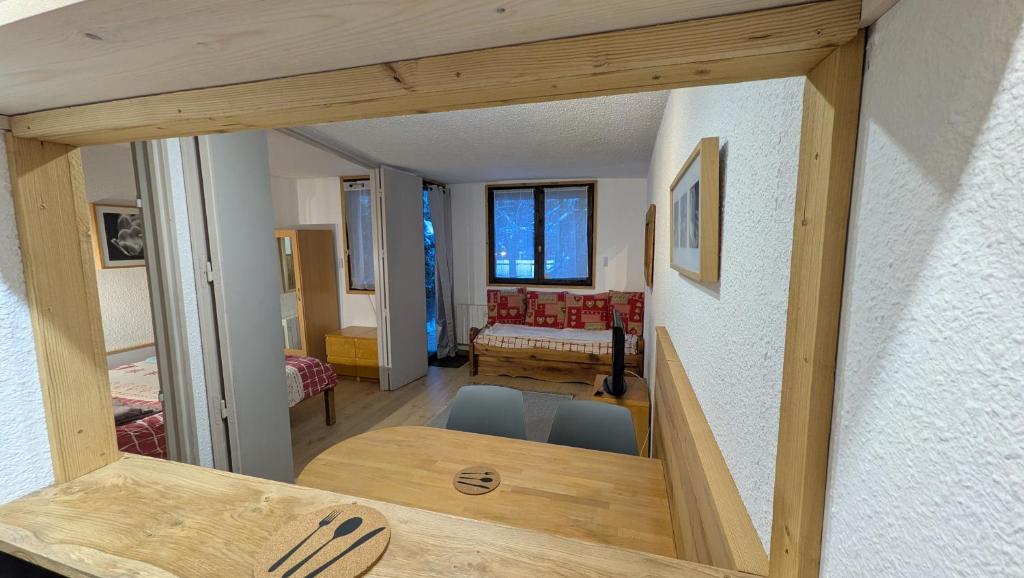 Postel nebo postele na pokoji v ubytování L'alpage