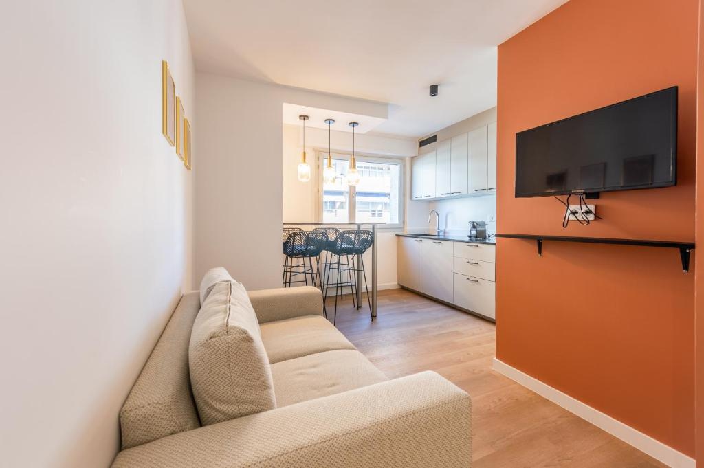 Kuchyň nebo kuchyňský kout v ubytování M055 Marquer T4 lumineux