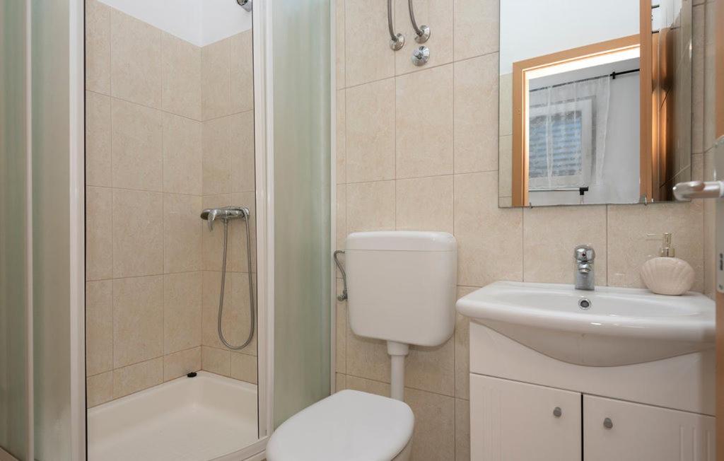 Koupelna v ubytování Apartman Sime Podaca-Makarska by Villas Guide