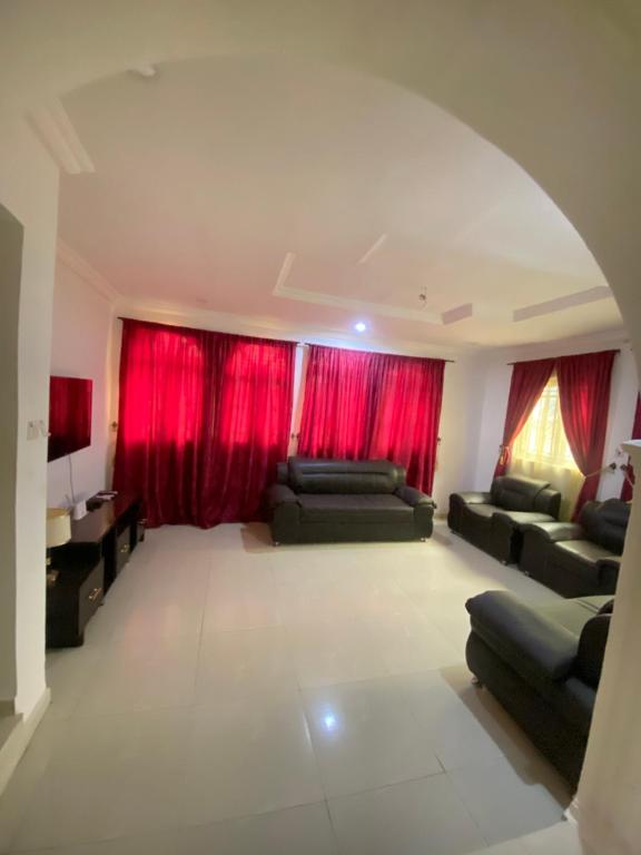 Χώρος καθιστικού στο Tiffy Apartment