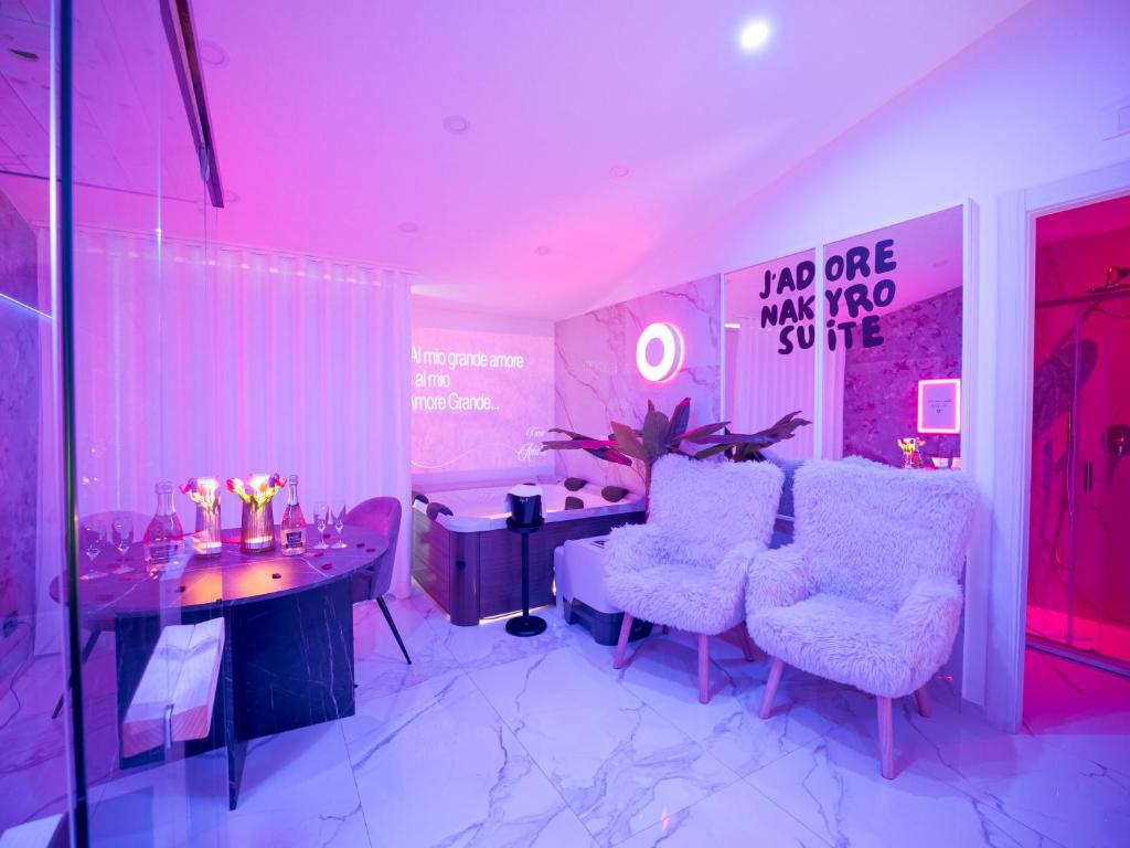 Χώρος καθιστικού στο nakyro suite