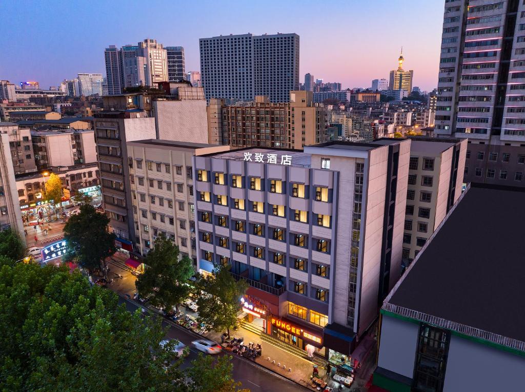 Γενική άποψη της πόλης Τσανγκσά ή θέα της πόλης από  αυτό το ξενοδοχείο