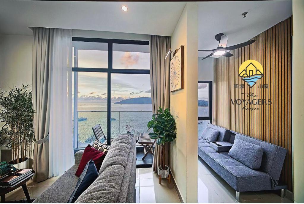 The Voyagers Home I The Shore CBD KK I 1 plus 1 Room 2-5 Pax 홈스테이 - Apartamento De Un Dormitorio