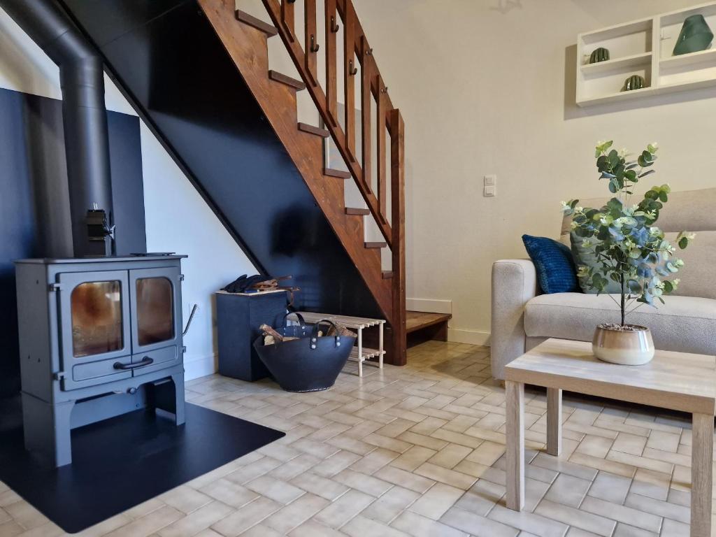 Istumisnurk majutusasutuses Le Chalet de l Abeille