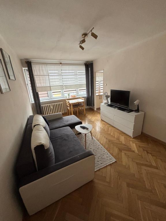 Posezení v ubytování Apartament L38 Mieszkanie dla wszystkich