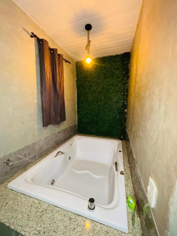 Koupelna v ubytování Chalé Três Marias