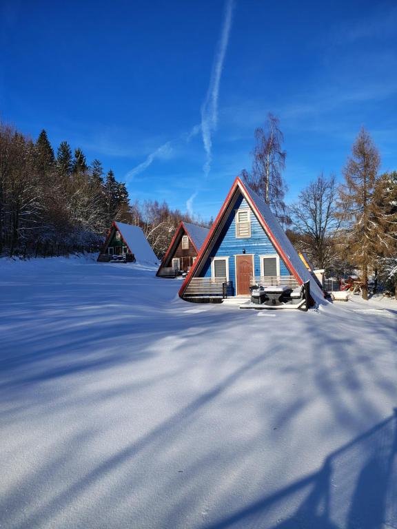 Το Kolorowe Wzgórze Zagórze τον χειμώνα