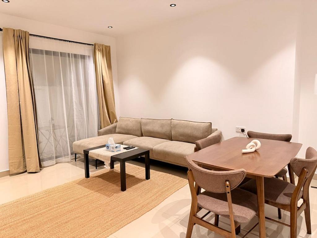 Χώρος καθιστικού στο Central Muscat Petit 1BR Villa