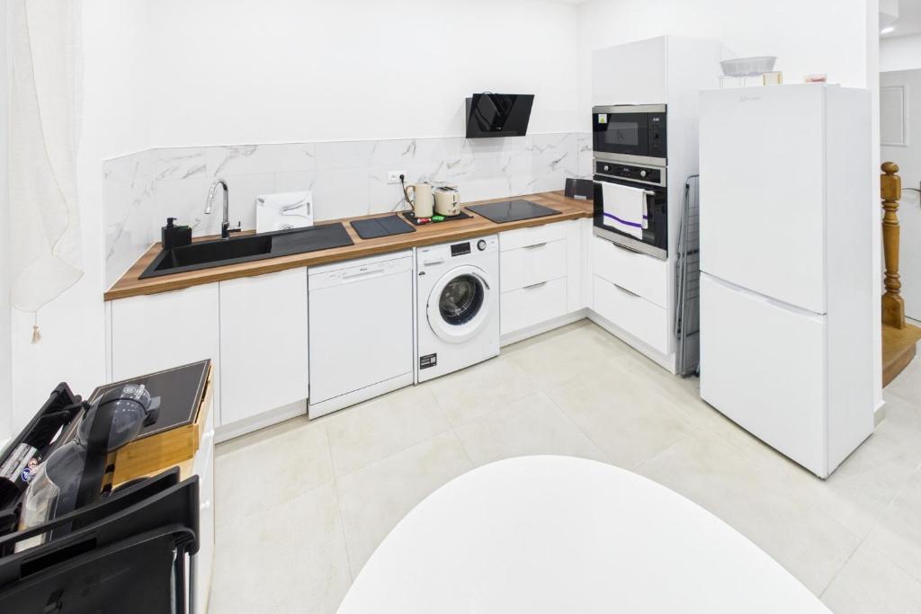 Η κουζίνα ή μικρή κουζίνα στο La parenthèse verte