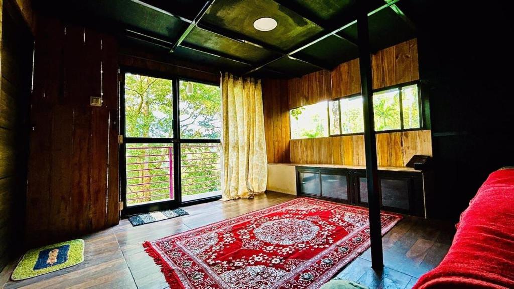 Χώρος καθιστικού στο Happy Feet Adventure