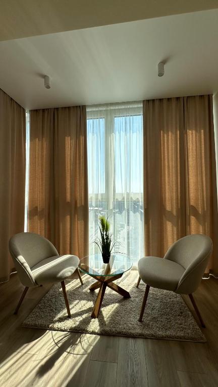 Χώρος καθιστικού στο Great House АВТОвокзал