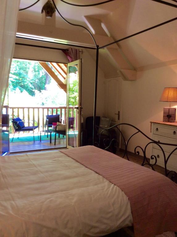 Le Moulin du Porteil - Chambre Double Avec Terrasse