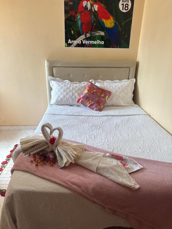 Una cama o camas en una habitación de Caribe de Alter - Hotel & Pousada