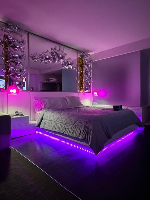 Кровать или кровати в номере The Mountain View Suite Dreams 2pools&Jacuzzi