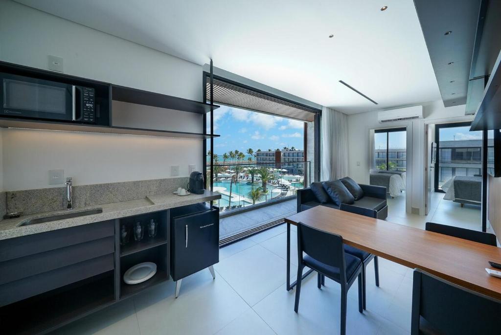 Η κουζίνα ή μικρή κουζίνα στο Porto 2 Life - Apartmento em Muro Alto