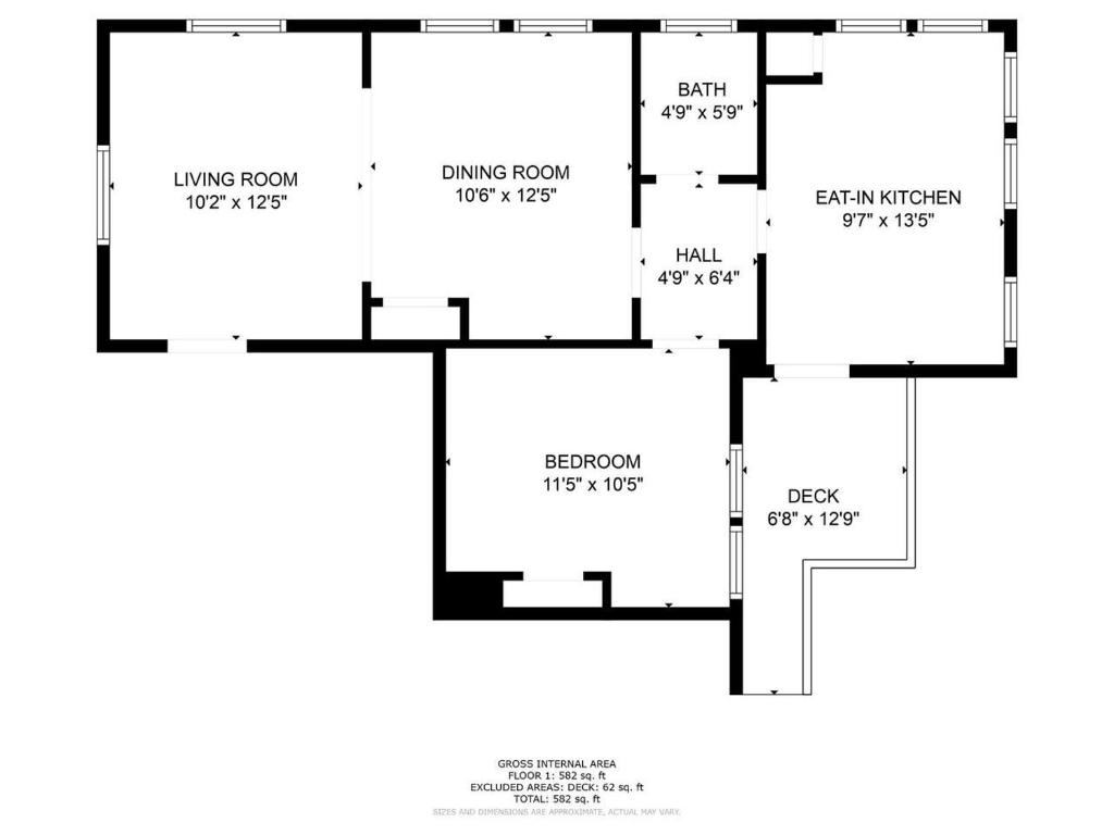 un plan d'étage d'une maison dans l'établissement The Vance Corner Suite - Bright and Relaxing, à Memphis