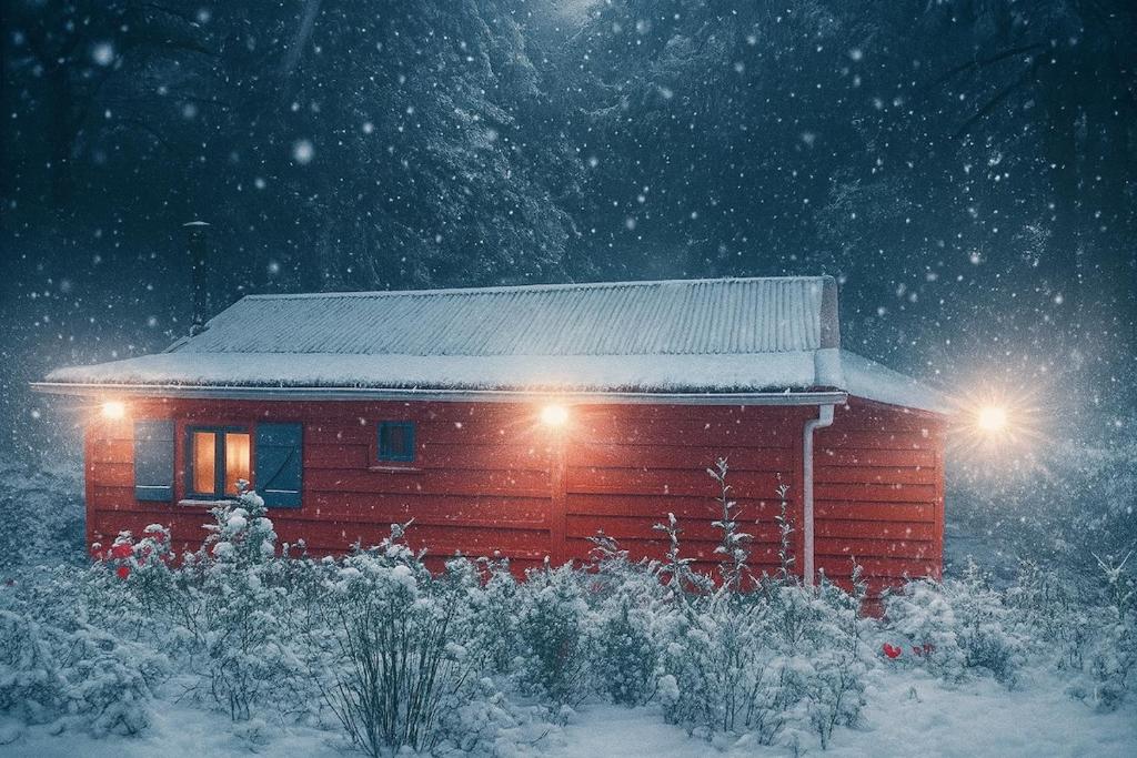 Chalet Le Puy Papillon v zimě