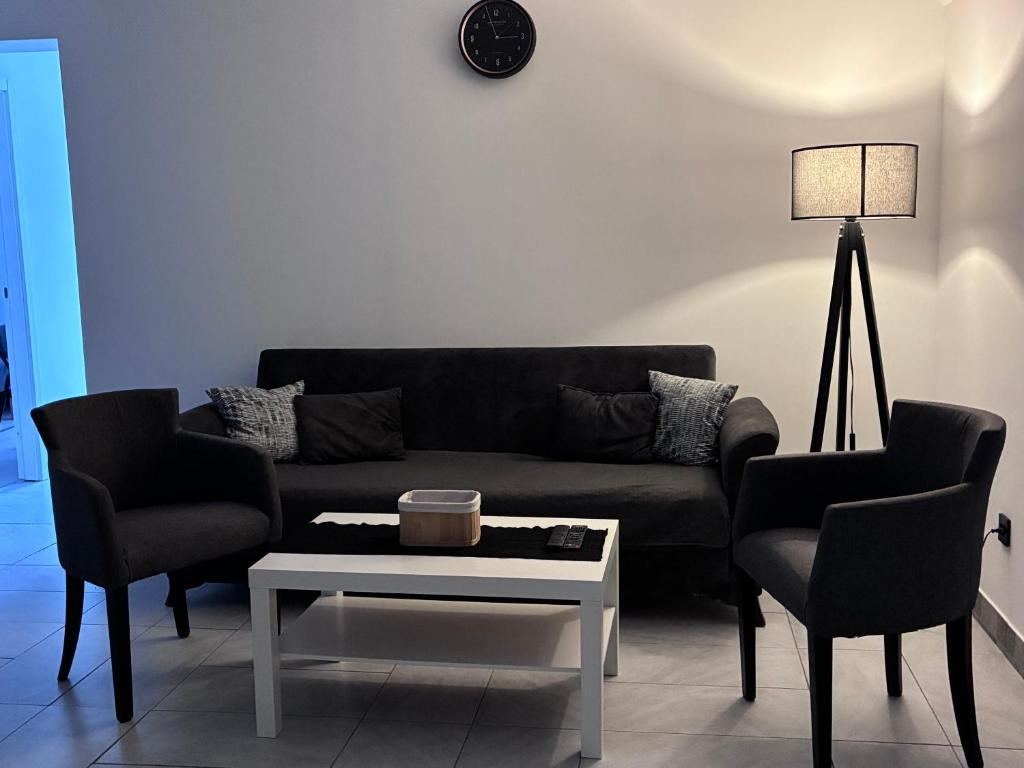 Χώρος καθιστικού στο Sobe Potic