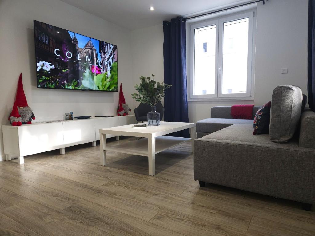 Appartement Familial- T3 LUXE- Borne VE- Recharging Station - 5min de la Gare- Colmar – Foto 5