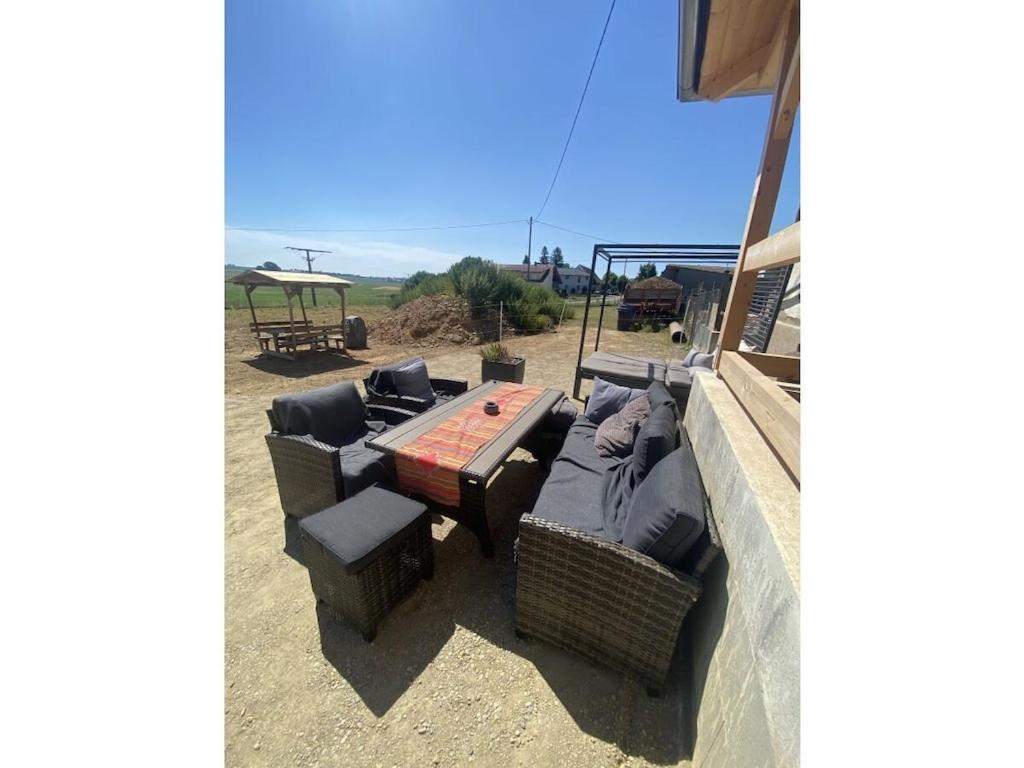 Χώρος καθιστικού στο Holiday apartment with 1 bedroom