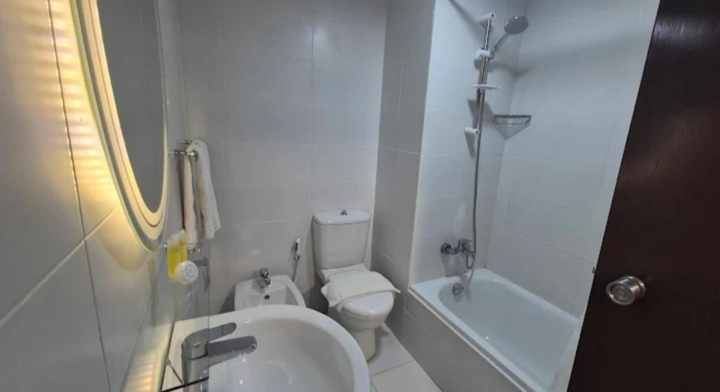 Koupelna v ubytování Le Shot tours Hotel