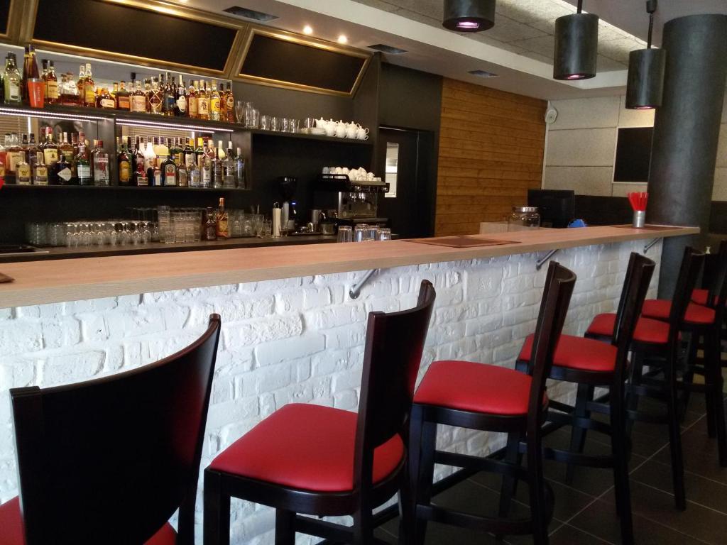 Lounge nebo bar v ubytování Penzion Dobré Hnízdo