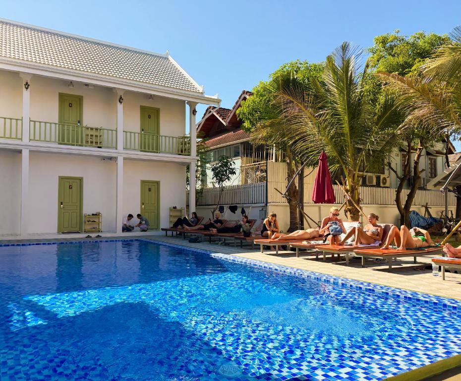 Πισίνα στο ή κοντά στο White Elephant Hostel