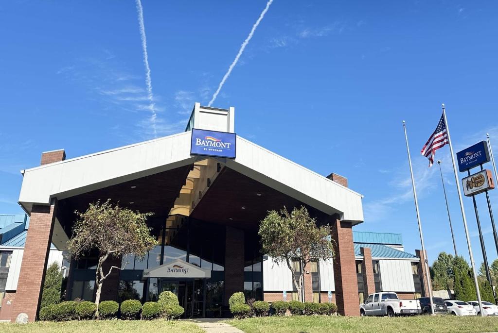 El edificio en el que está el hotel