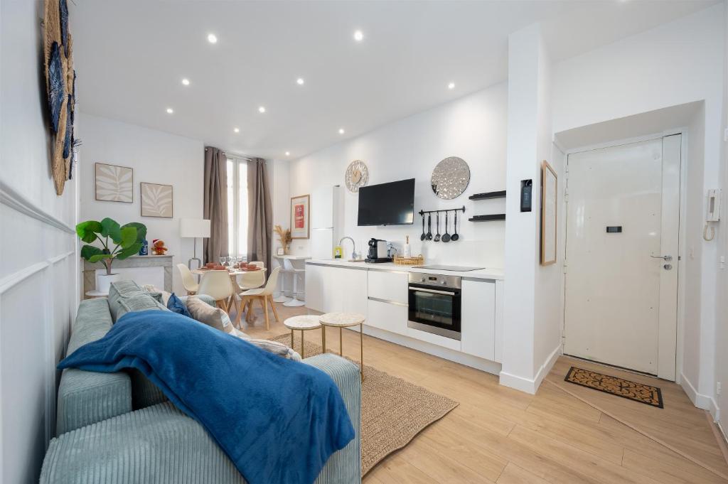 Chic Apartment Cannes Forville, 5 min Palais & Port