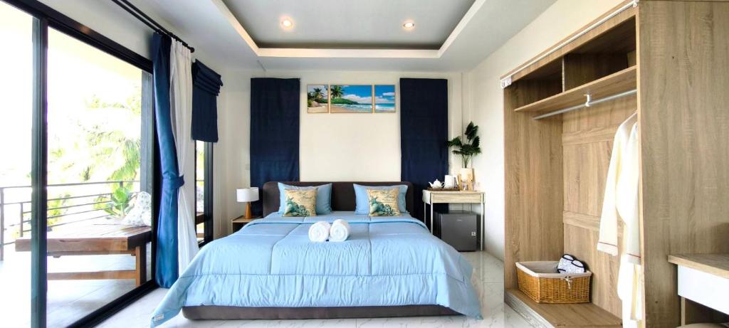 Ένα ή περισσότερα κρεβάτια σε δωμάτιο στο Leamsai Whisper Home