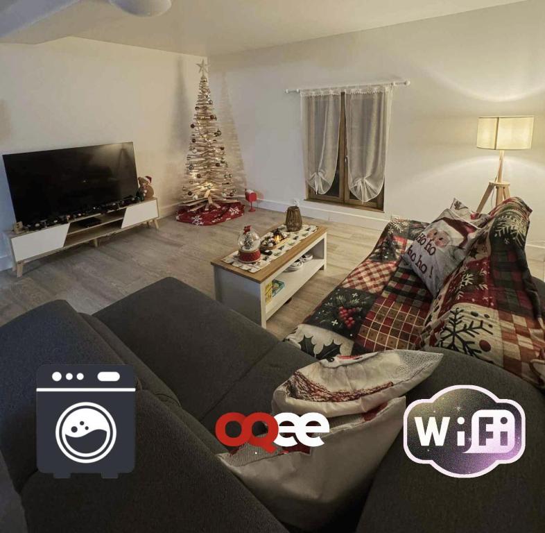 Un lugar para sentarse en L'écrin des Forges maison cosy 1 à 6 voyageurs