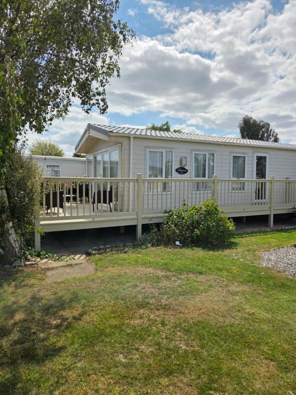 Bygningen som ferieparken ligger i